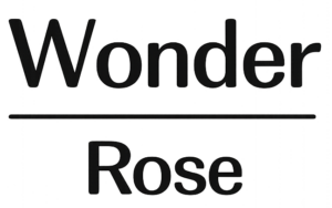 wonder rose logo black